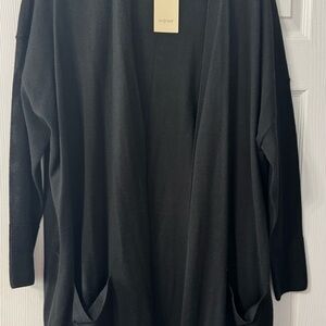 SEJOUR long open front cardigan with pockets